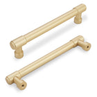 LinkMejor 10 Pack 5 Inch(128mm) Pemegang Kabinet Kamar Makan Krom Emas Pemegang Kunci Kabinet Pemegang Kunci Kisi Kabinet Hardware Tangguh