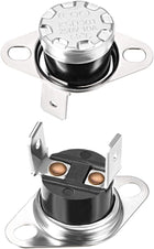 KSD301 Thermostat 65°C/149°F 10A Normally Open N.O Adjust Snap Disc Temperature Switch for Microwave Oven Coffee Maker 2pcs