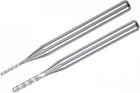 20Pcs 1.5mm 0.8mm Carbide End Mill Engraving Milling Cutter CNC Router Bits for PCB Machine, 1/8" Shank