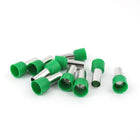 Cord End Terminal Wire Insulated Ferrule Tube E16-12 6AWG with 10 Piece, Green