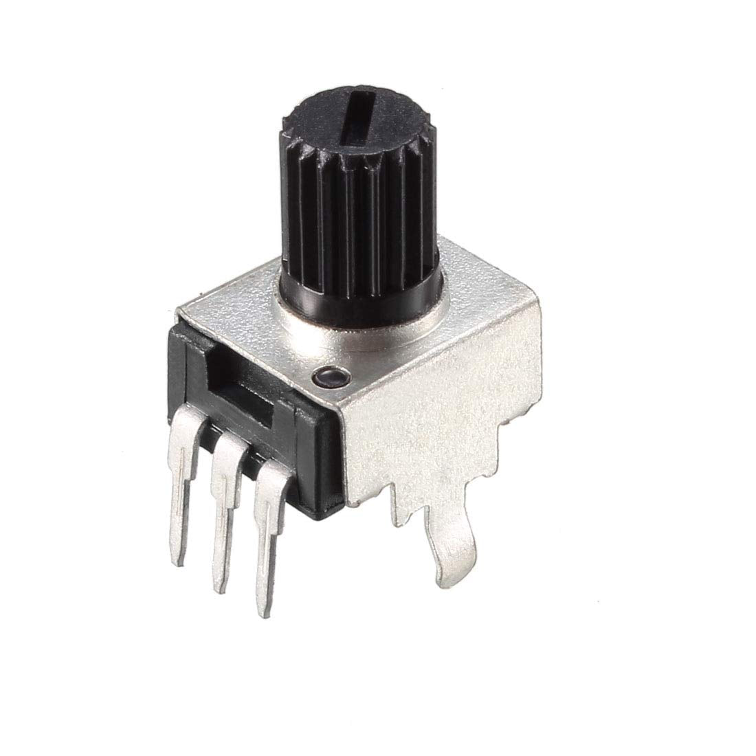Carbon Film Potentiometer, 100K Ohm Variable Resistors Single Turn Rotary 5pcs
