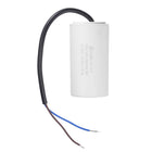 CBB60 Run Capacitor 100uF 250V AC 2 Wires 50/60Hz Cylinder 93x49mm White for Air Compressor Water Pump Motor