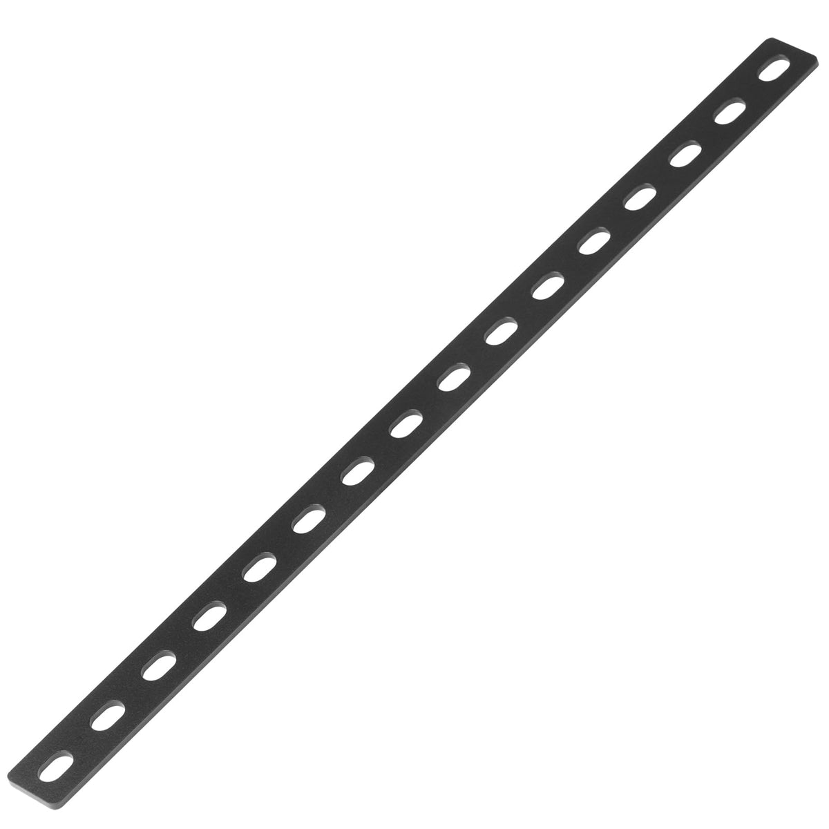 LinkMejor 4 Pack 16" Placa de Reparo Preta, Suporte de Barra Plana Fosca, 1/8" Espessa