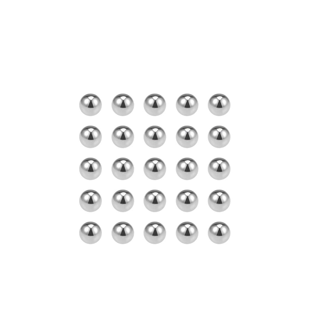 Precision Balls 6.5mm Solid Chrome Steel G10 for Ball Bearing Keychain Wheel 25pcs