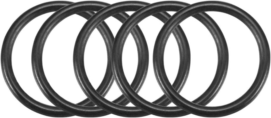 Nitrile Rubber O-Rings 25mm OD 20mm ID 2.5mm Width, Metric Sealing Gasket, Pack of 50