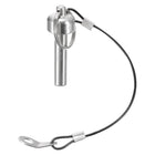 Magnetic Locking Pins, 304 Stainless Steel Magnet Type Quick Release Pin with Push Ring and 24.5cm Rope (8mm-31mm)