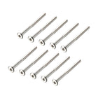 M6x90mm Furniture Bolts Hex Socket Screws Fastener 58mm Thread Length 10pcs