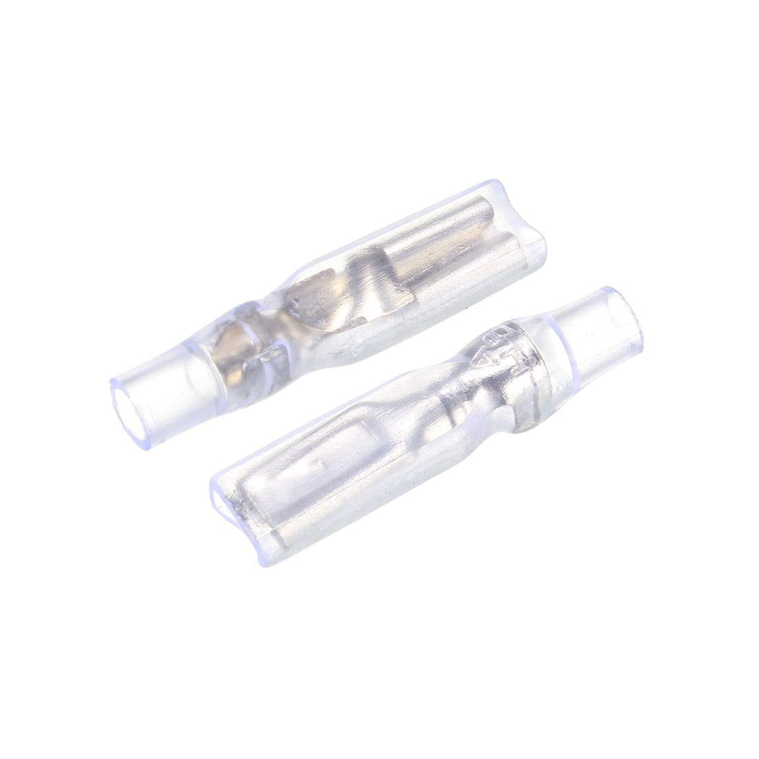 200pcs 2.8mm Wire Terminals Connector Quick Splice Female Spade Connect with Insulating Sleeve