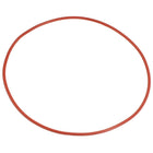 139mm x 145mm x 3mm Brick Red Industrial Silicone O Ring Seal Washer