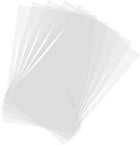 50 Pcs Heat Shrink Wrap Bags, 16" x 20" POF Clear Heat Shrink Film Wrap for Gift Baskets, Packaging Collection, Homemade DIY, Handmade Crafts, Cookie