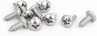 M5.5x13mm 316 Stainless Steel Phillips Pan Head Self Tapping Screws 10pcs