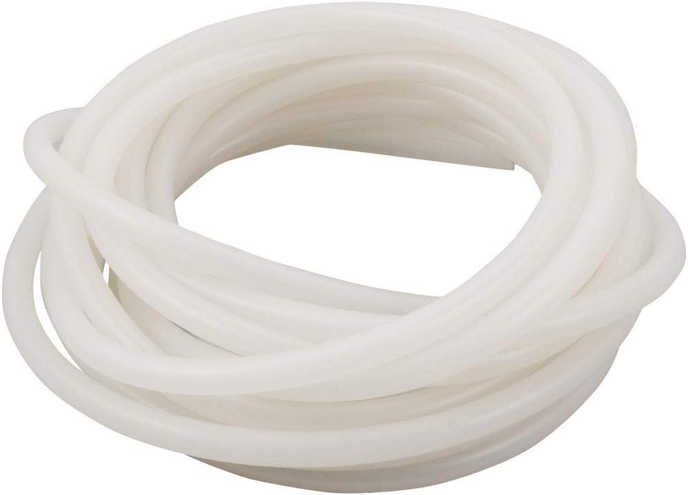 4mm x 6mm High Temp Resistant Flexible Silicone Tube Hose Pipe 5 Meters Long