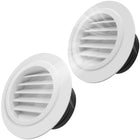 LinkMejor 2Pack 4Calowe Okienka na ścianę, okrągłe pokrycie o średnicy 100mm