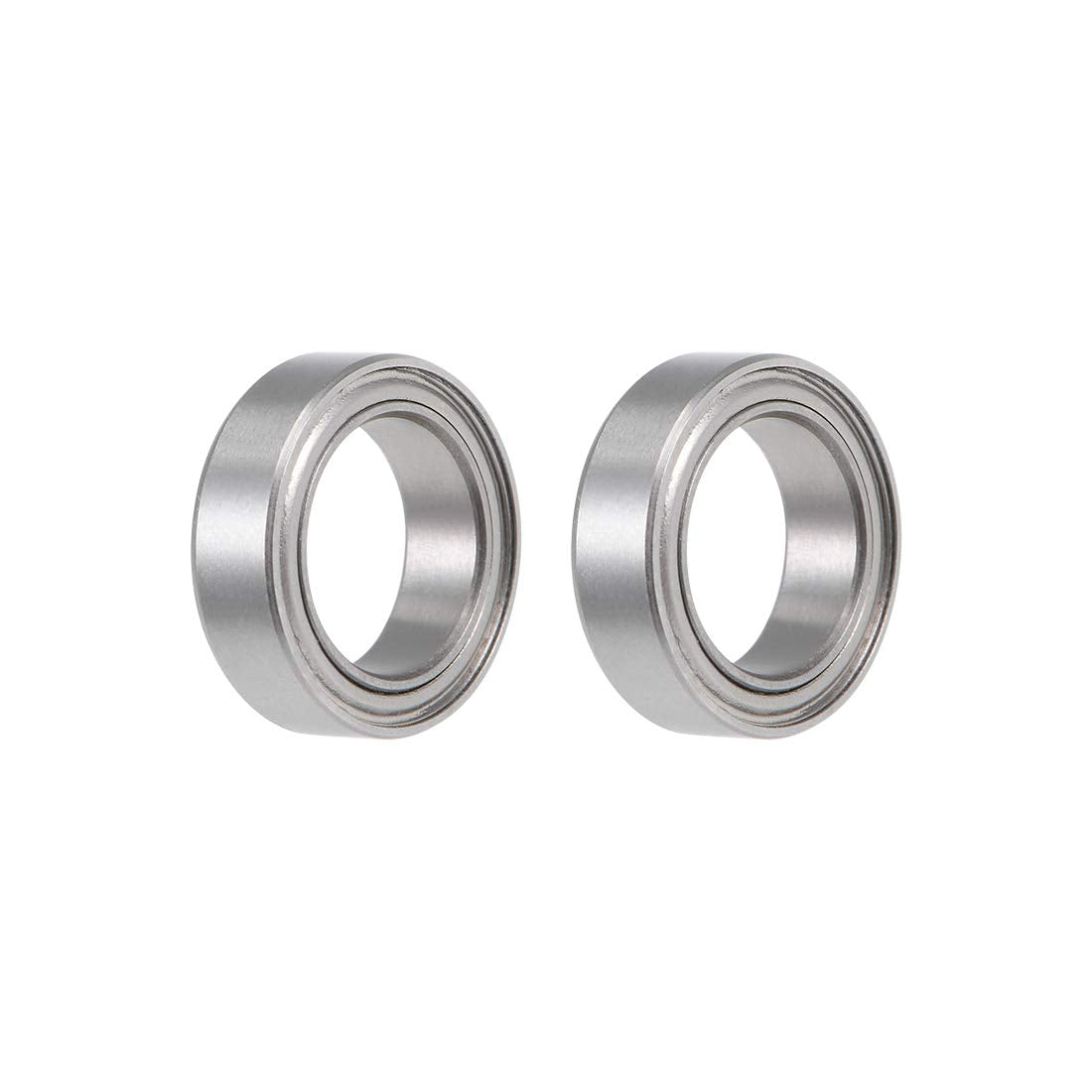 SMR128ZZ Deep Groove Ball Bearings 8mm Bore 12mm OD 3.5mm Width Double Shielded Stainless Steel 2pcs
