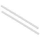 Acrylic Rod Round Bubble PMMA Bar 0.24 Inch Dia 10 Inch Length Clear 2Pcs