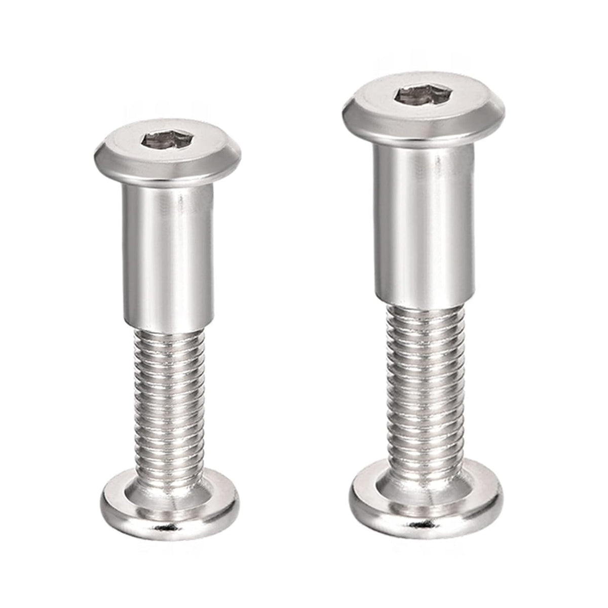 Screw Post, Male M6x30mm and M6x45mm Silver Tone Binding Bolts Carbon Steel Total 20 Sets