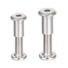 Screw Post, Male M6x30mm and M6x45mm Silver Tone Binding Bolts Carbon Steel Total 20 Sets