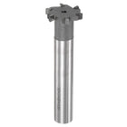 T-Slot Milling Cutters, 5mm Depth 30mm Cutting Dia 16mm Shank Tungsten Carbide Tip 6 Flutes T Slot End Mill for Stainless Steel Copper Aluminum