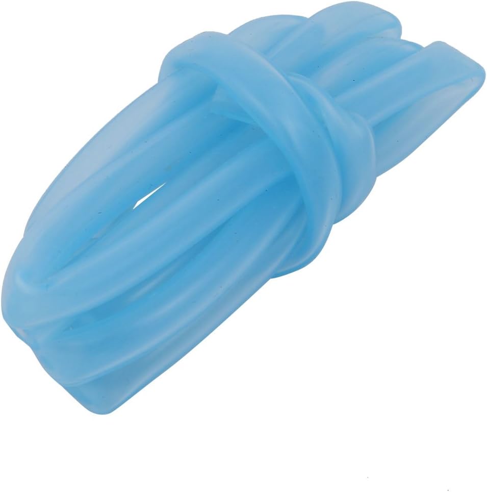 5mm x 7mm High Temp Resistant Silicone Rubber Tube Hose Pipe Sky-Blue 1M Length