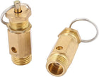 Safety Valve Air Compressor Pressure Release Valve, 13mm Male, 2Pack
