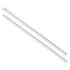 Acrylic Round Rod,Clear,0.2 Inch Diameter 10inch(247mm) Length,Solid Plastic PMMA Bar Stick 2pcs