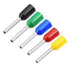 2500Pcs AWG22 Wire Ferrules Copper Crimp Connectors,VE0508,Red,Blue,Black,Yellow,Green,Wire Crimping Tool Kit,Insulated Cord Pin End Terminal Assortment Kit