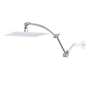 LinkMejor Alle Metaal 16'' Douchehoofd Uitbreiding Arm, Chroom