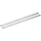 316L Stainless Steel Flat Bar, 1/8" Thickness 3/8" Width 12" Length Brushed Finish Trim Strips Sheet for Kitchen DIY Craft Making 2pcs