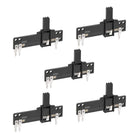 5pcs Fader Variable Resistors Mixer 40mm Straight Slide Potentiometer B503 50K Ohm Linear Single Potentiometers for Dimming Tuning