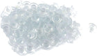 Plastic Blanking End Cap 5mm Dia Tubing Tube Insert 100Pcs Clear