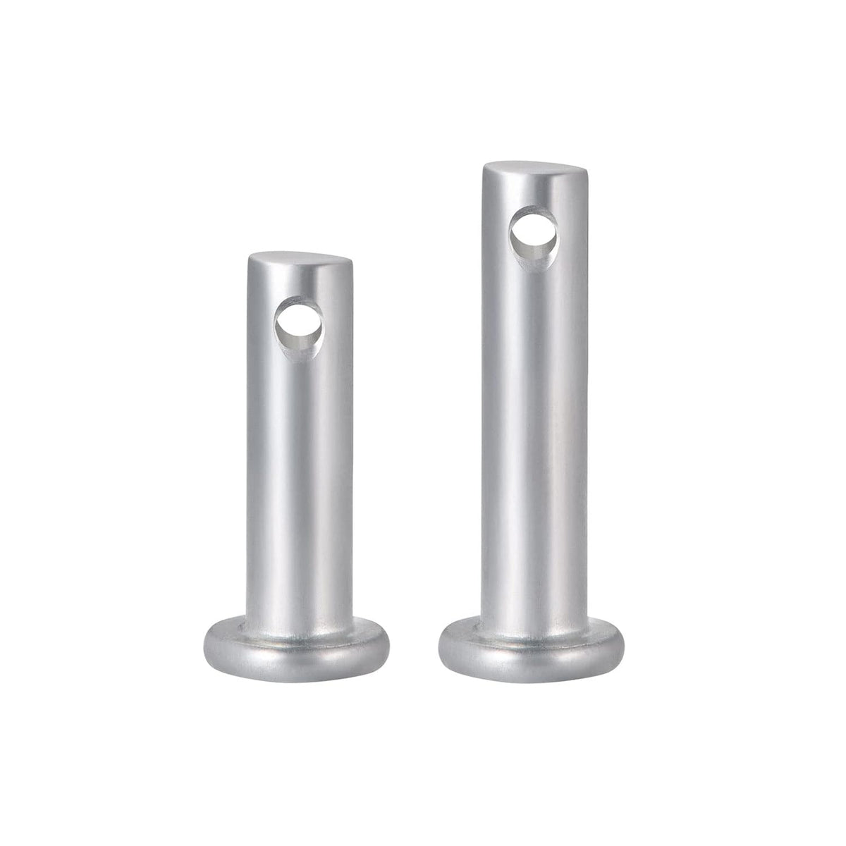 10Pcs 6mm x 25mm and 10 Pcs 6mm x 20mm Clevis Pins Shaft Cylindrical Pin with Hole Zinc Plated, 2in1