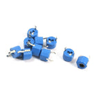 a14052600ux1103 10 Piece Blue Housing 6 mm Diameter 5pF Top Adjustable Trimmer Capacitors