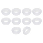 10Pcs Rubber Grommets 20mm Drill Hole, 16mm ID Hole Top Hat Grommet Silicone Rubber Hole Plug Gasket Wires Protection for Wiring Automotive, Clear