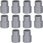PVC DWV Reducing Coupling Schedule 40 Gray 32mm x 40mm Socket 10Pcs