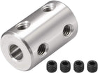 5mm to 5mm Bore Rigid Coupling Set Screw L22XD14 Stainless Steel,Shaft Coupler Connector for RC Airplane Boat, Motor Accessories