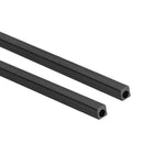 Carbon Fiber Square Tube 3x3x2mm Inner Round Dia. 400mm Length Pultruded Carbon Fiber Tubing for RC Airplane 2 Pcs