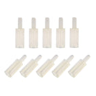 M2.5x10mm+6mm Male-Female Hex Nylon PCB Motherboard Spacer Standoff for FPV Drone Quadcopter, Computer & Circuit Board White 100pcs