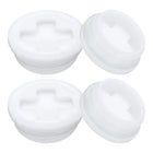 4Pcs Bung Cap, 2'' Plastic Bung Hole Caps, Coarse Thread Drum Bung Hole Cap for 55 Gallon Plastic Drums, Fuel Tank, Household Bucket Caps and Oil Tank