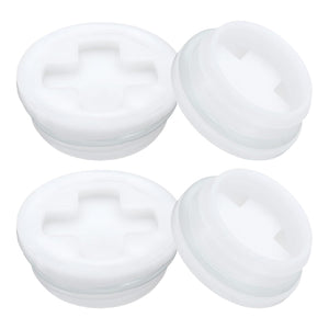 4Pcs Capăt Bung, 2'' Capete de Gaură Bung din Plastic, Capăt de Gaură cu Filet Groasă pentru Bariluri de 55 Gallon din Plastic, Cutie de Combustibil, Capete de Gaură pentru Găleată de Casă și Cutie de Ulei