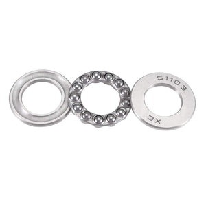 a11062800ux0012 51103 17mm x 30mm x 9mm Single Direction Thrust Ball Bearings, 0.67 Metal