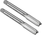 Metric Machine Tap M8 x 1 H2 High Speed Steel 3 Straight Flutes Screw Tapping Threading Machinist Repair DIY Tool 2pcs