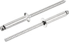 50Pcs 1/8" x 5/8" 304 Stainless Steel Countersunk Blind Rivet, Open-End Type Blind Rivets for DIY, Sheet Metal, Automotive Repairs, Furniture, Boat, and Duct Work (Silver)