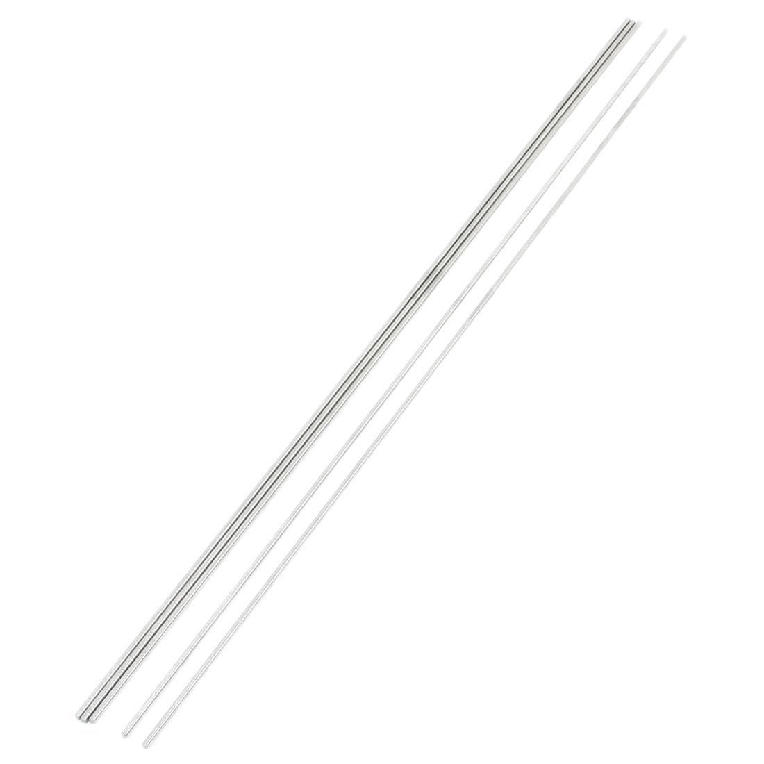 5 Pcs DIY RC Model Stainless Steel Circular Round Rod Bar 500mm x 3mm