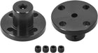 3mm Inner Dia H13*D10 Rigid Flange Coupling Motor Guide Shaft Coupler Motor Connector Black 2 PCS for DIY Parts