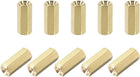 M2.5x11mm Female-Female Hex Brass PCB Motherboard Spacer Standoff for FPV Drone Quadcopter, Computer & Circuit Board 50pcs