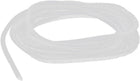 6mm OD 4M PE Polyethylene Spiral Cable Wire Wrap Tubing White