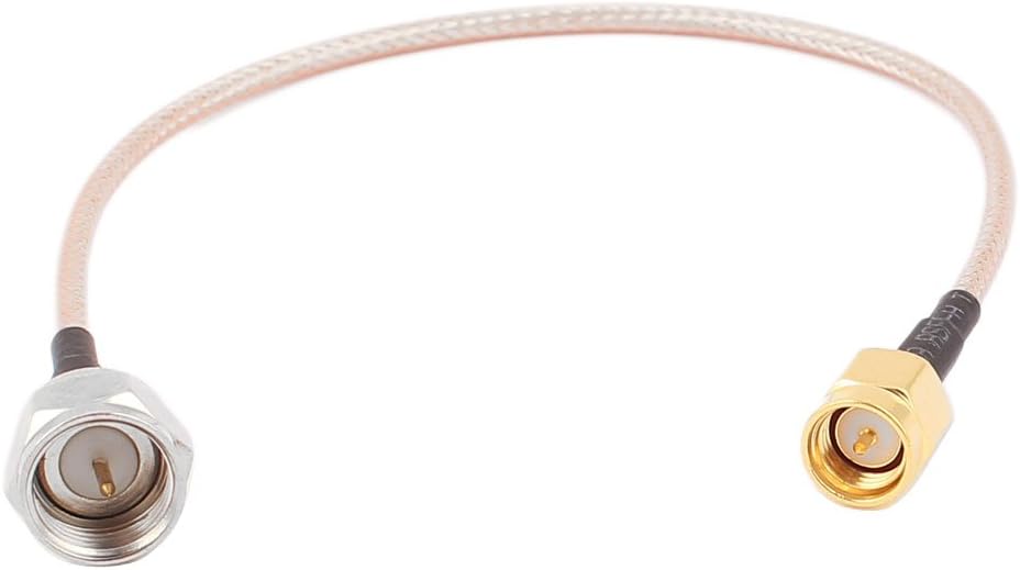 F-J Male to SMA-J Male RG316 Coaxial Cable Pigtail 20cm