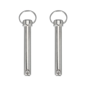 LinkMejor hurtig frigivelsesnål, Dia 1/2" (12mm) Brugbar længde 2.76" (70mm) Samlet længde 4.41" (112mm) Bimini Top Pin Marin udstyr Karbonstål til Både Tilbehør, Pakke på 2