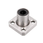 LMK6UU Linear Ball Bearings 6mm Bore 12mm OD 19mm Length Square Flange for CNC Machine 3D Printer
