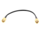 SMA-J Male to SMA-J Male RG174 Coaxial Cable Pigtail 15cm Connector Adapter